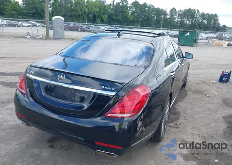 2017 Mercedes-Benz S 550 4Matic из США, поврежденный, VIN WDDUG8FB8HA289354